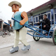 Image for article titled Robotic Rickshaws Wander the Streets of Beijing